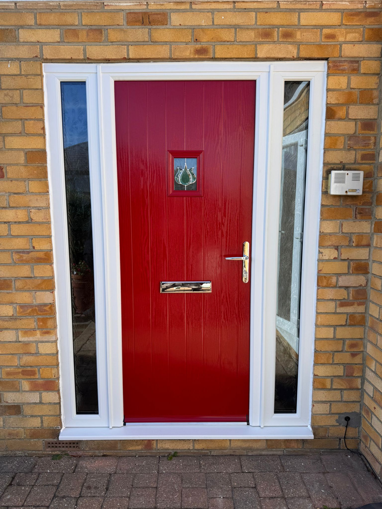 Red composite door North East - Swainstons